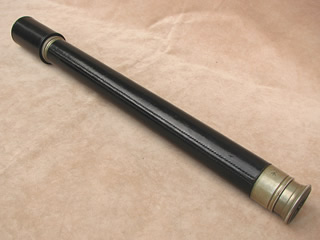 Classic single draw Naval Officer of the Watch telescope by  W Ottway & Co Ltd